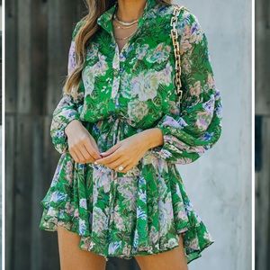 NWT VICI TROPICAL RAINFOREST DRESS